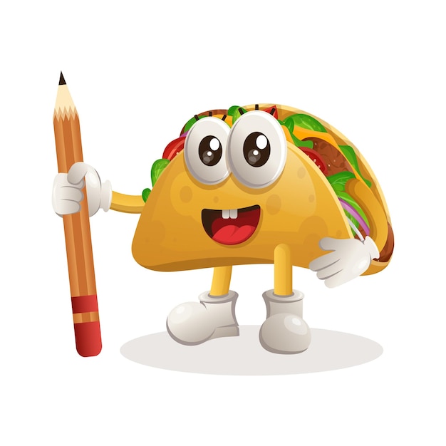 Lindo taco con lápiz