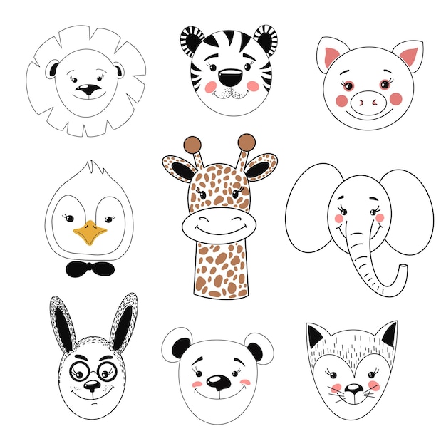 Lindos animales garabatos