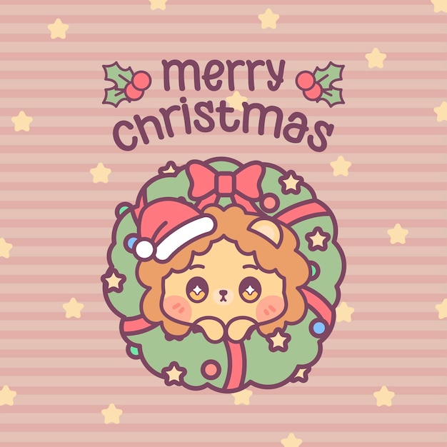 LINDOS ANIMALES DE NAVIDAD KAWAII