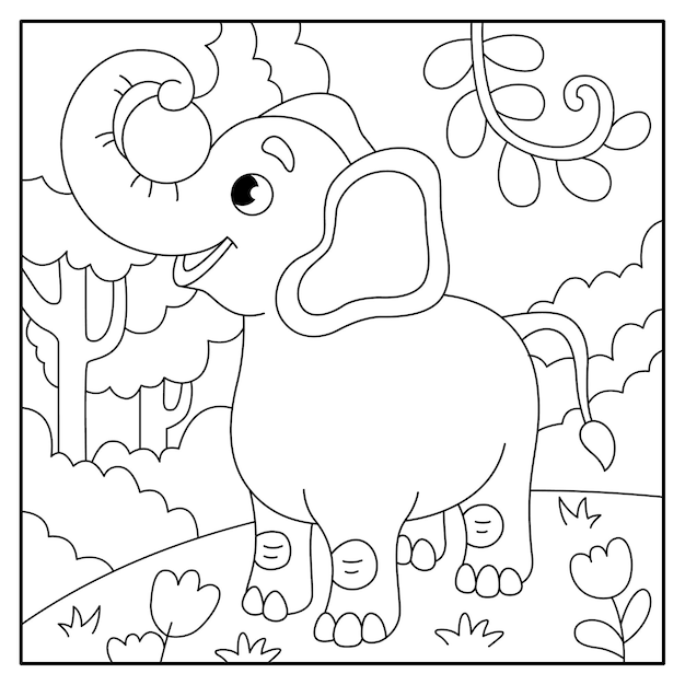  Lindos dibujos de animales para colorear para niños