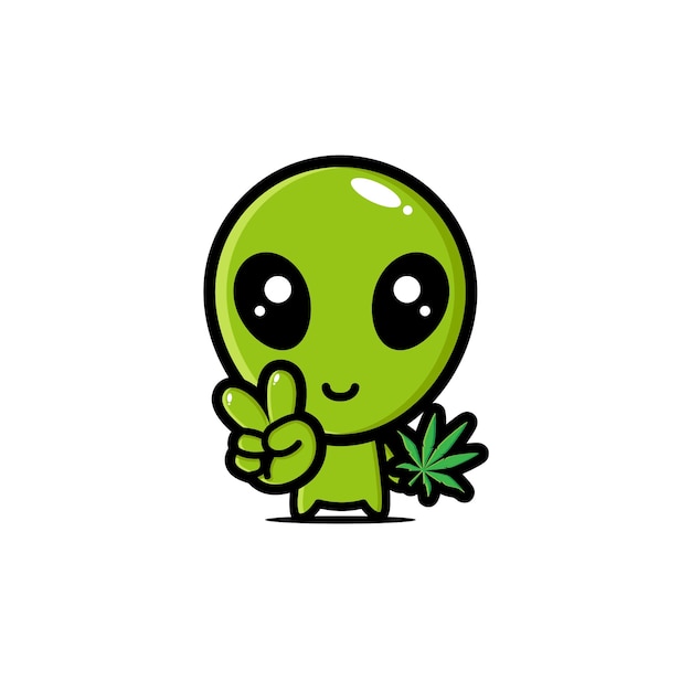 Lindos extraterrestres tienen marihuana