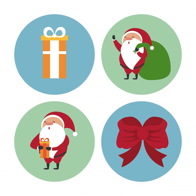 Lindos iconos de Navidad