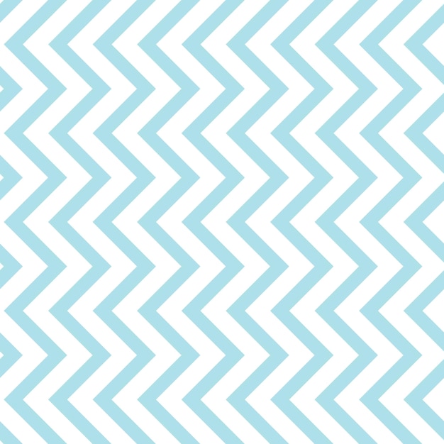 Lindos patrones dibujados a mano sin costuras Patrones de vectores modernos con estilo con líneas y puntos Divertido infantil Repetición Imprimir Zigzag azul