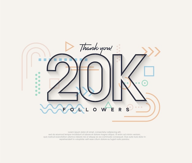 Line design muchas gracias a los 20k seguidores