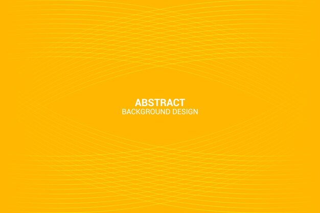 Línea abstracta Diseño de fondo de color amarillo.