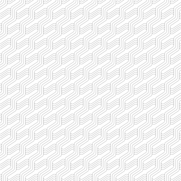 Línea abstracta patrón geométrico sin costuras en blanco y negro ilustración vectorial mínima papel tapiz simple