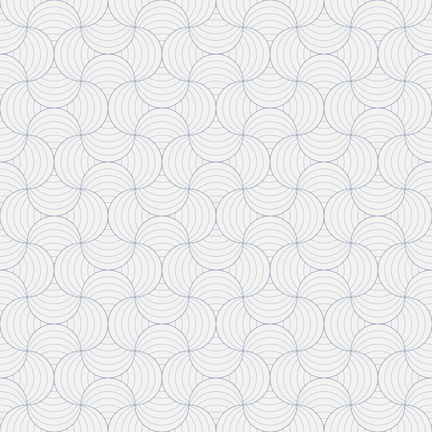 línea azul en espiral abstracta pttern en fondo blanco ilustración vectorial plantilla de papel tapiz sin samples