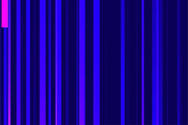 una línea azul en un fondo oscuro se muestra con una línea rosa y azul