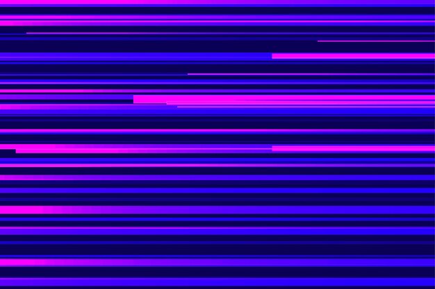 una línea azul en un fondo oscuro se muestra con una línea rosa y azul