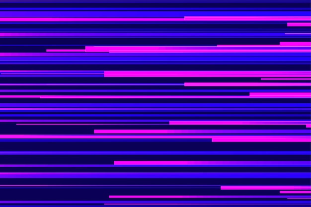 una línea azul en un fondo oscuro se muestra con una línea rosa y azul