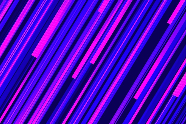 una línea azul en un fondo oscuro se muestra con una línea rosa y azul