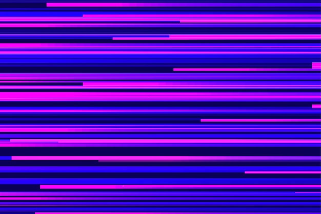 una línea azul en un fondo oscuro se muestra con una línea rosa y azul