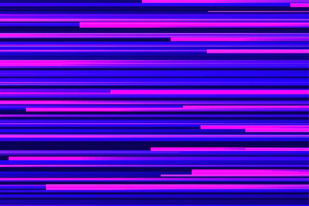 una línea azul en un fondo oscuro se muestra con una línea rosa y azul