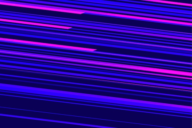 una línea azul en un fondo oscuro se muestra con una línea rosa y azul