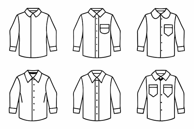 La línea de camisas de Chambray tiene un toque artístico detallado.