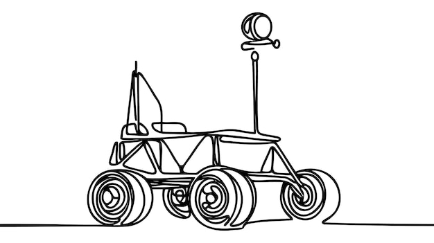 Línea de campana vector de dibujo continuo Una línea de fondo de vector de campana icono de campana