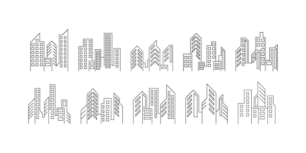 Línea de construcción de la ciudad