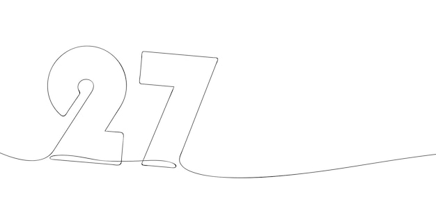 Línea continua número 27