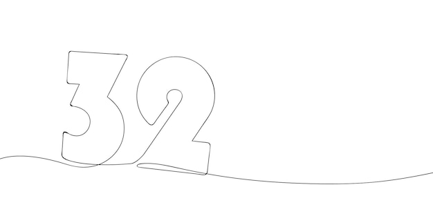 Línea continua número 32