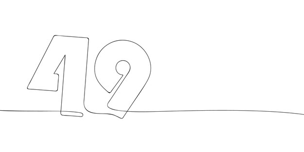 Línea continua número 49