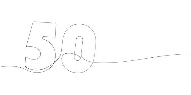 Línea continua número 50