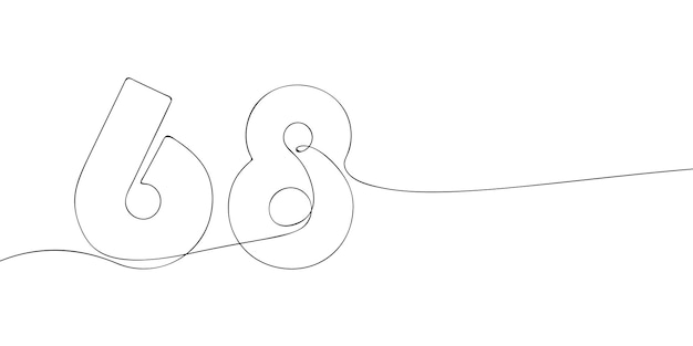 Línea continua número 68