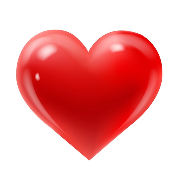Línea del corazón aislada Fondo blanco