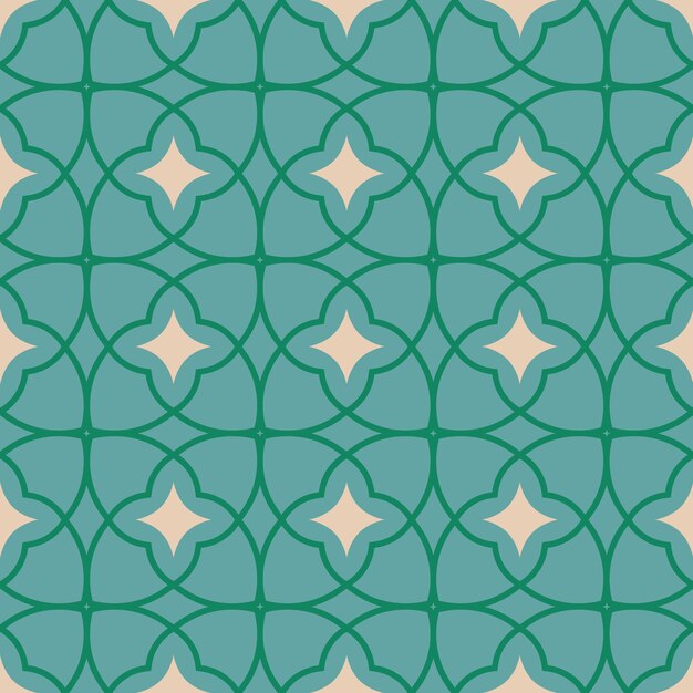 Línea cuadrícula minimalista patrón sin costuras telas de fondo verde retro para textiles y telas de decoración para el hogar