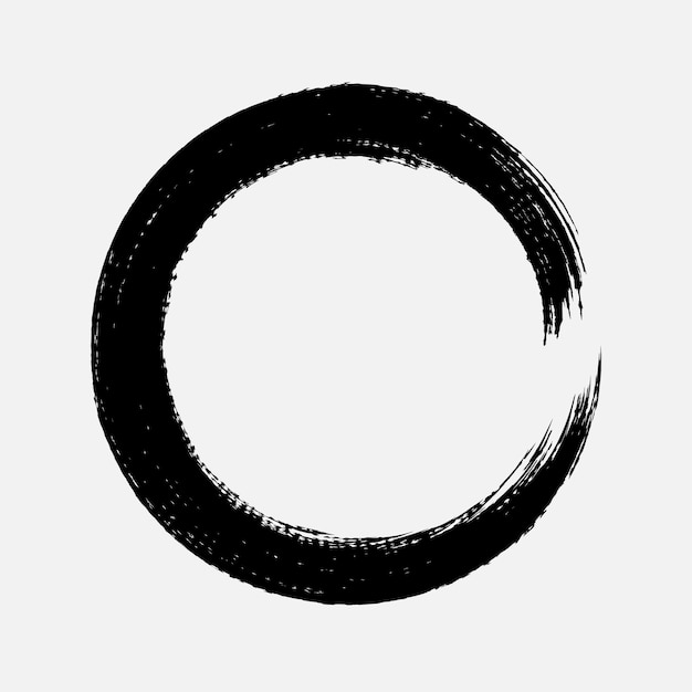 Línea curva nk de la onda del cepillo del grunge. Elemento de diseño vectorial