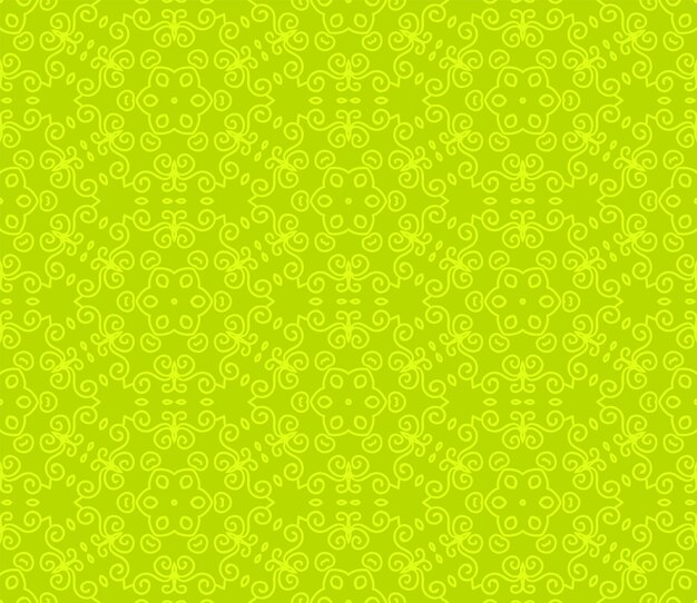 Línea delgada colorida abstracta garabato flor de patrones sin fisuras. Fondo de motivos florales.