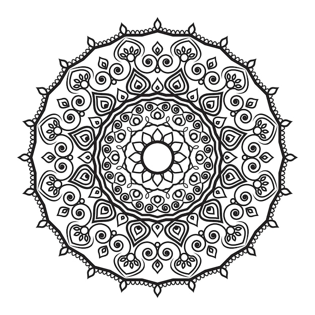 Línea dibujar alpona mandala geométrico para fondo impresión cartel cubierta folleto volante banner