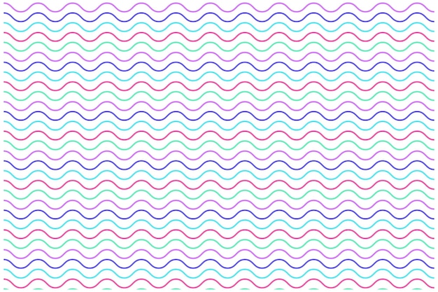 Línea de diseño abstracto en multicolores.