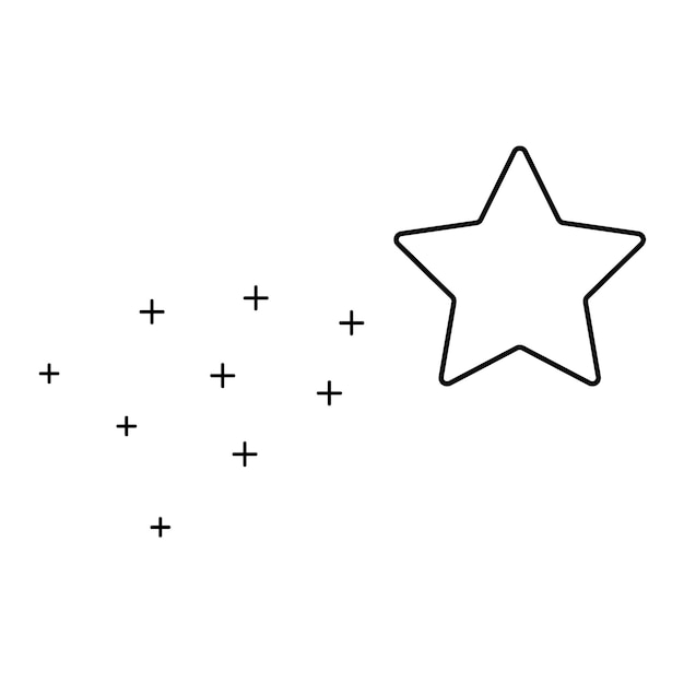 línea de diseño web de símbolos vectoriales