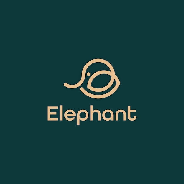 línea de elefante