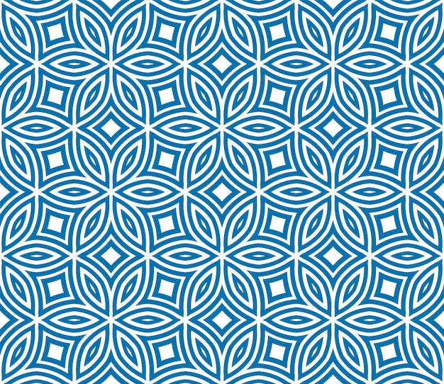 Línea fina a rayas de fantasía abstracta redonda sin costuras geométricas. mosaico creativo, azulejo