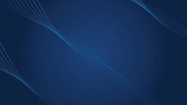 Línea de fondo de onda premium fondo verde aislado Elemento de diseño gráfico futurista moderno