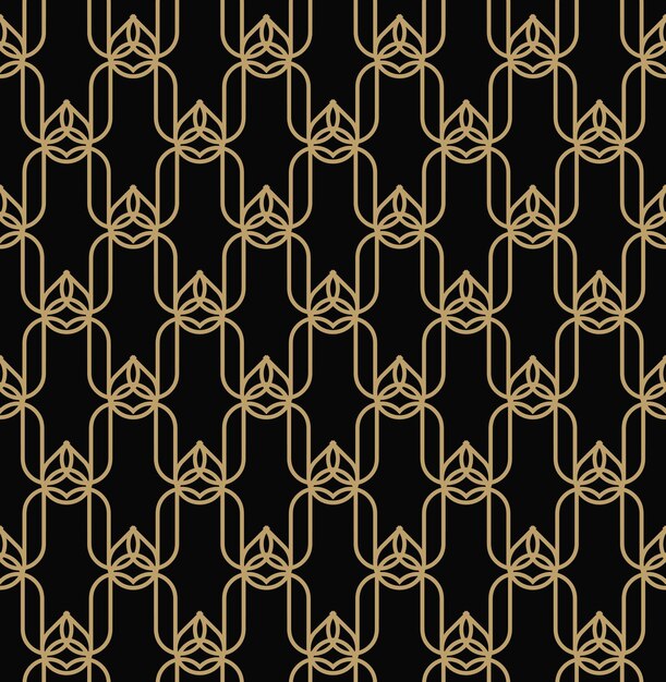 Línea geométrica ornamento de patrones sin fisuras estilo minimalista moderno patrón de fondo