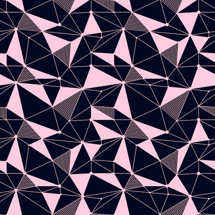 Vector línea geométrica sin patrón