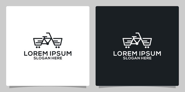 Línea de icono de carrito de compras simple aislada. Ilustración vectorial plana utilizable para aplicaciones web y móviles.