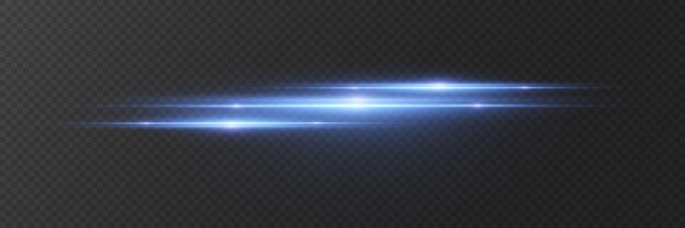 Línea láser horizontal y efecto flash