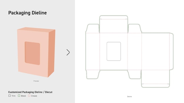 Línea de llamada personalizada de la caja de visualización