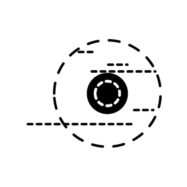 línea lunar vector de meteoros espacio y iconos de astronomía conjunto de logotipo en blanco y negro