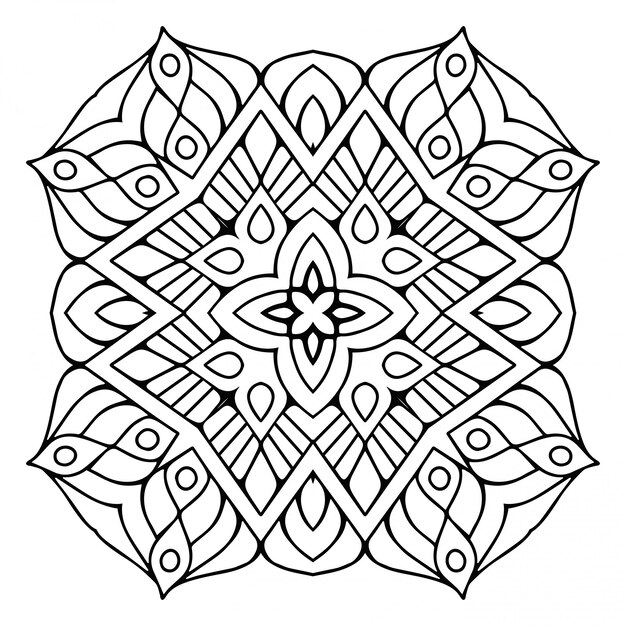 Línea Mandala, elemento decorativo.