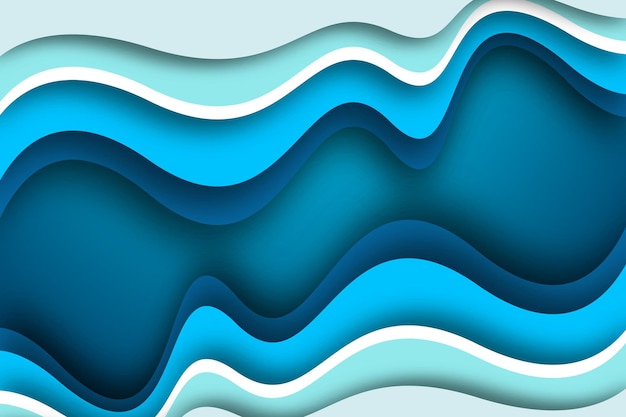 Línea de onda abstracta Diseño de vector de fondo plano de página de inicio colorido