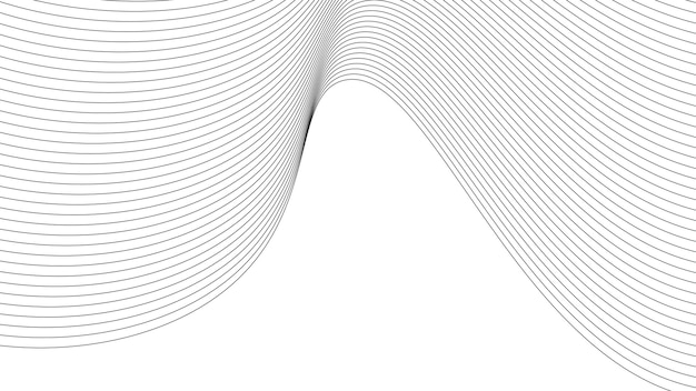 Línea onda abstracta rayas diseño papel tapiz imagen vectorial de fondo para telón de fondo o presentación
