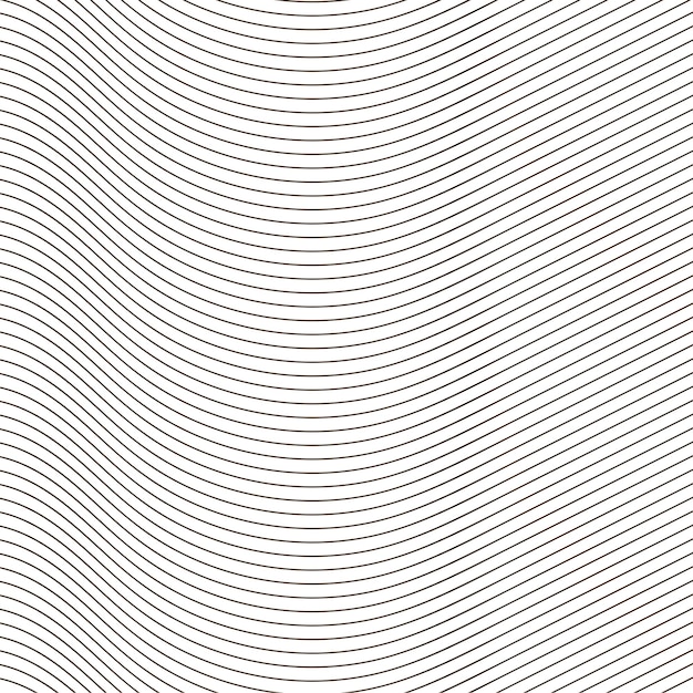 línea de onda negra imagen vectorial de fondo abstracta