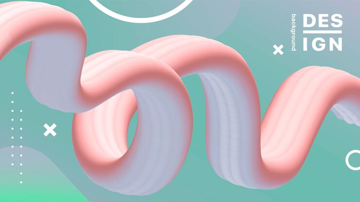 Vector línea ondulada abstracta como un tentáculo vector fondo moderno para banner poster ui y diseño web