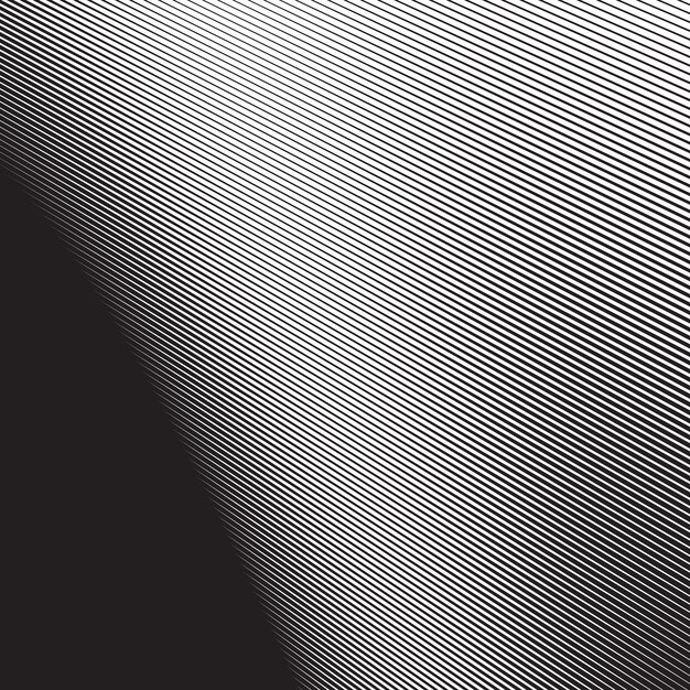 Línea de rayas negras con patrón de medio tono fondo abstracto