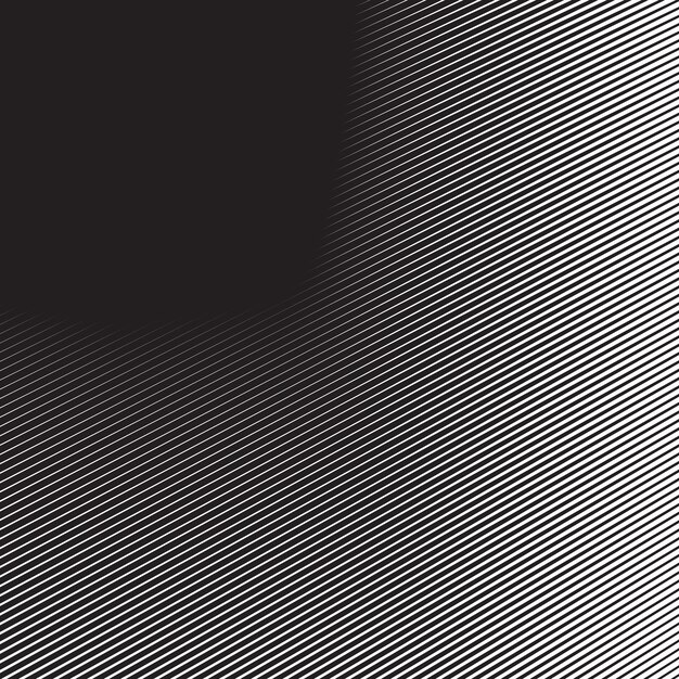 Línea de rayas negras con patrón de medio tono fondo abstracto