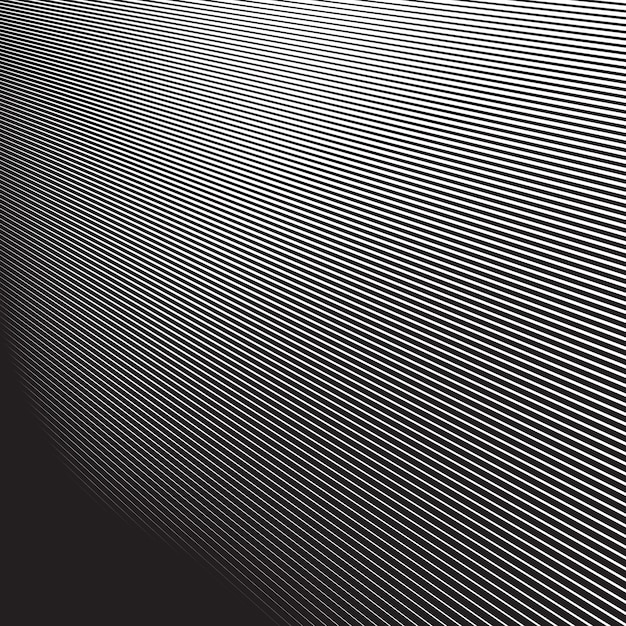 Línea de rayas negras con patrón de medio tono fondo abstracto